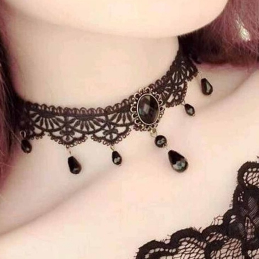Choker Necklace - Close Enough For Love Black